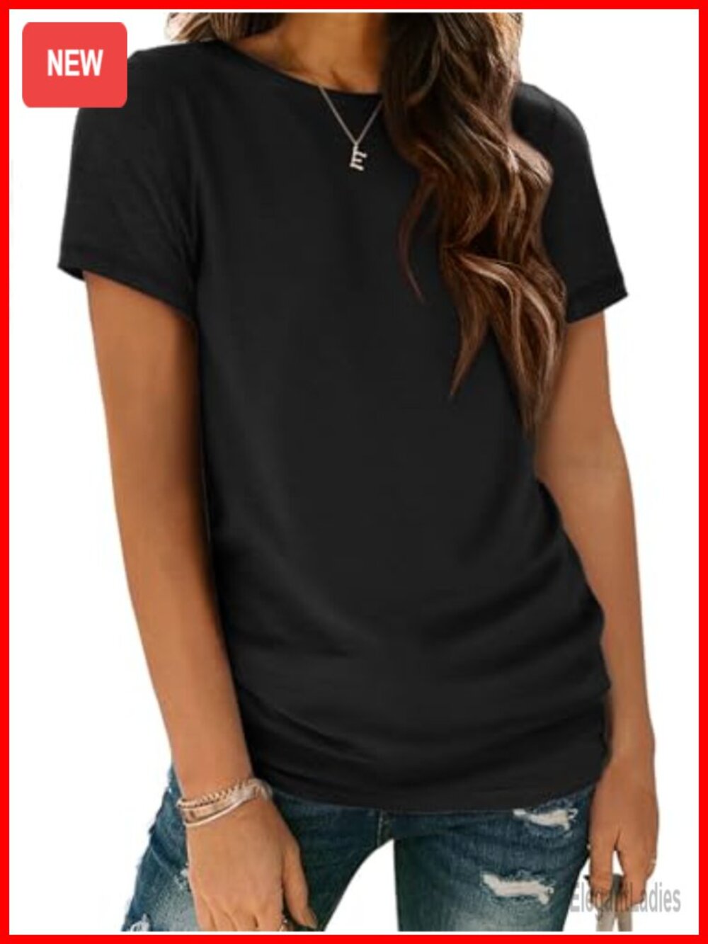 Women's Crewneck Short Sleeve T-Shirt Polyester Rayon Spandex Summer Top